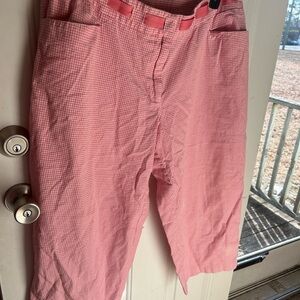 Ruby Rd. 16 Pink Gingham Pants